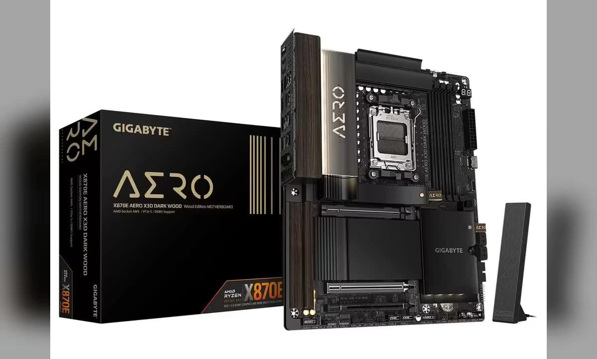GIGABYTE X870E AERO X3D DARK WOOD