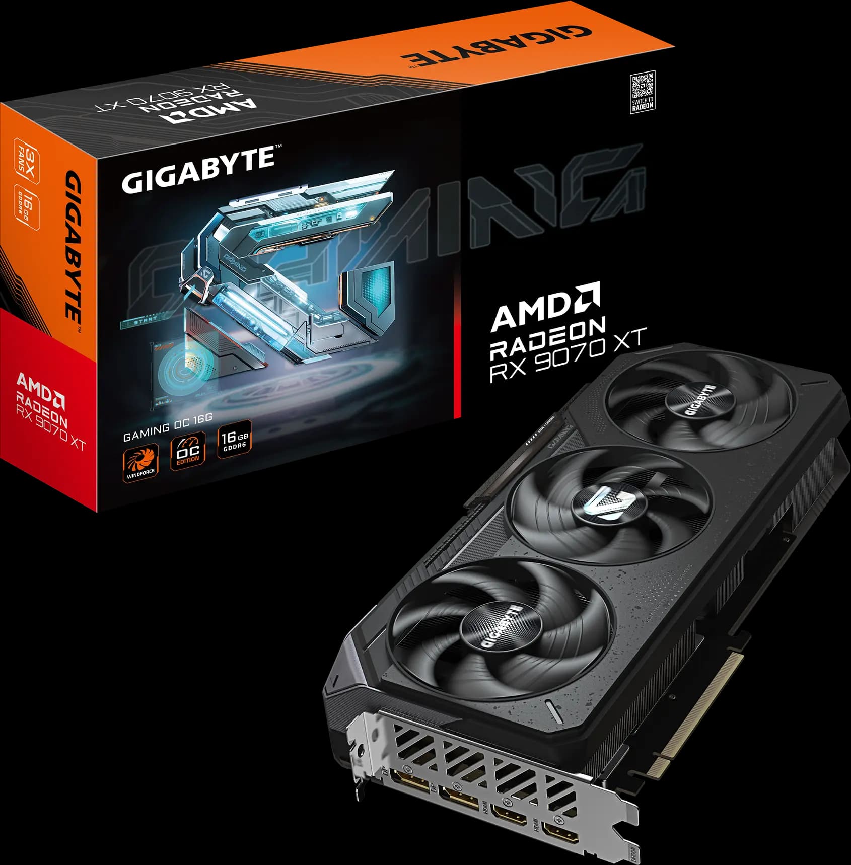 Gigabyte AMD Radeon™ RX 9070 XT GAMING OC