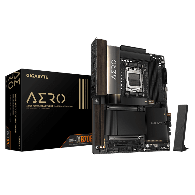 GIGABYTE X870E AERO X3D DARK WOOD