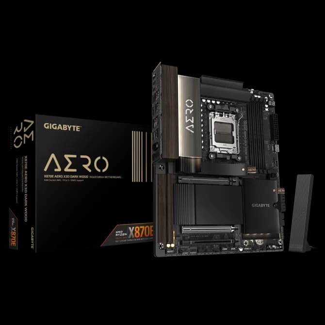 GIGABYTE X870E AERO X3D DARK WOOD